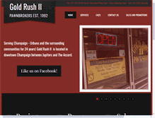 Tablet Screenshot of goldrushii.com